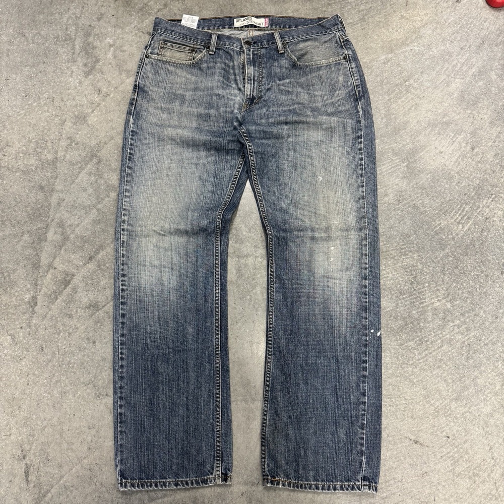 Men's Levi's 559 Baggy Jeans Distressed Faded Grunge Wide Leg 2000's 36x32